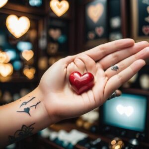 Cena tatuażu serca na małym obszarze