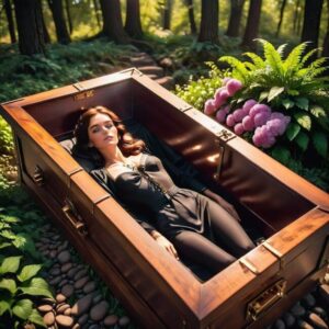 Co symbolizuje umieszczenie przedmiotów w trumnie