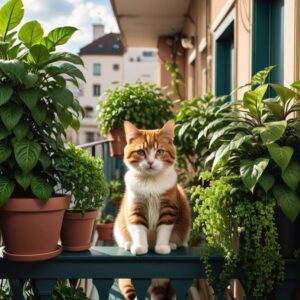 Jakie rośliny balkonowe są kocie przyjazne