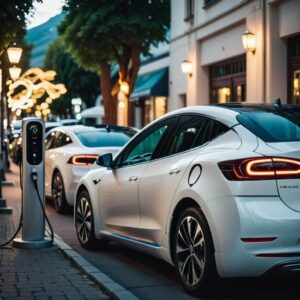 Ładowanie samochodów elektrycznych podczas zakupów