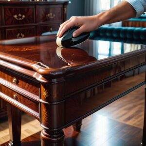 Odnawianie mebli wysokopołyskowych po zarysowaniach