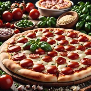 Pizza margherita jak układać pomidory i mozzarellę