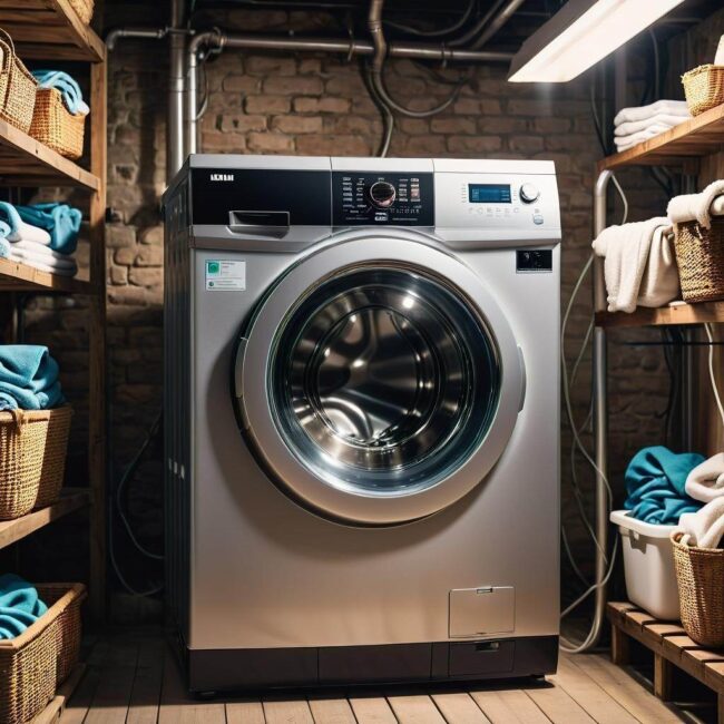 Pralka w piwnicy a wilgoć