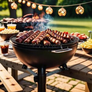 Stylowy stół na letnią imprezę grillową